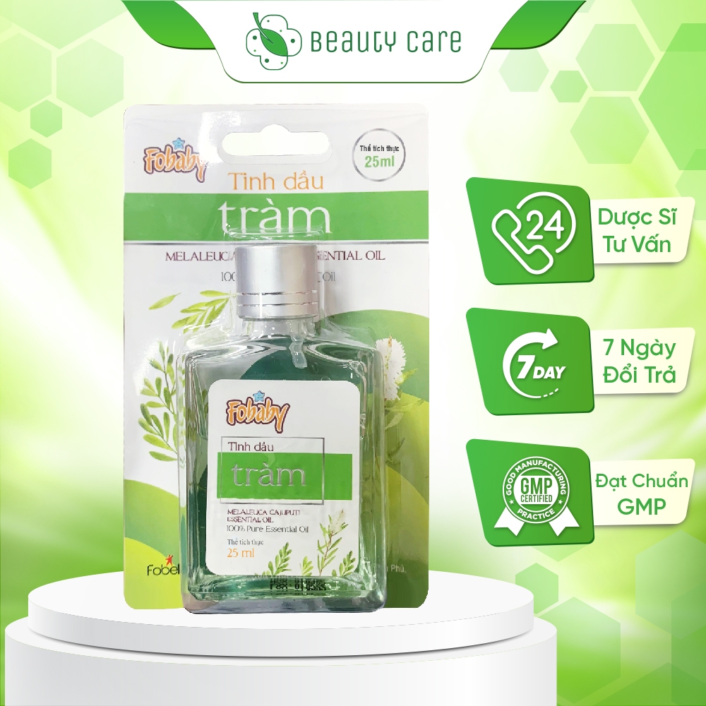 Tinh Dầu Tràm Nguyên Chất An Toàn Cho Da Bé FoBaby