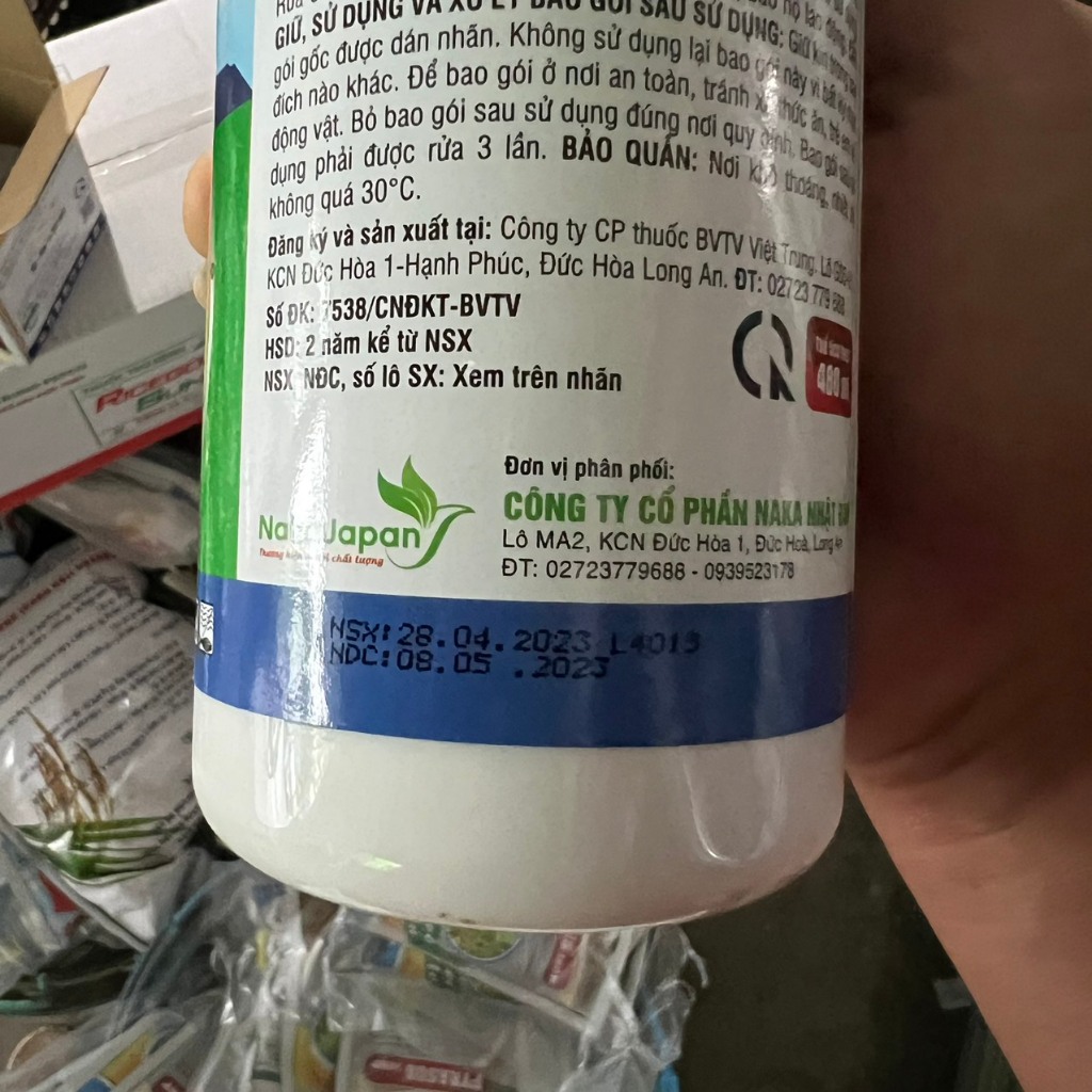 Redrice Nhật 480ml - chuyên đạo ôn lá - đạo ôn cổ bông - đạo ôn thân - đạo ôn gié - tác động lưu dân - nội hấp -thấm sâu