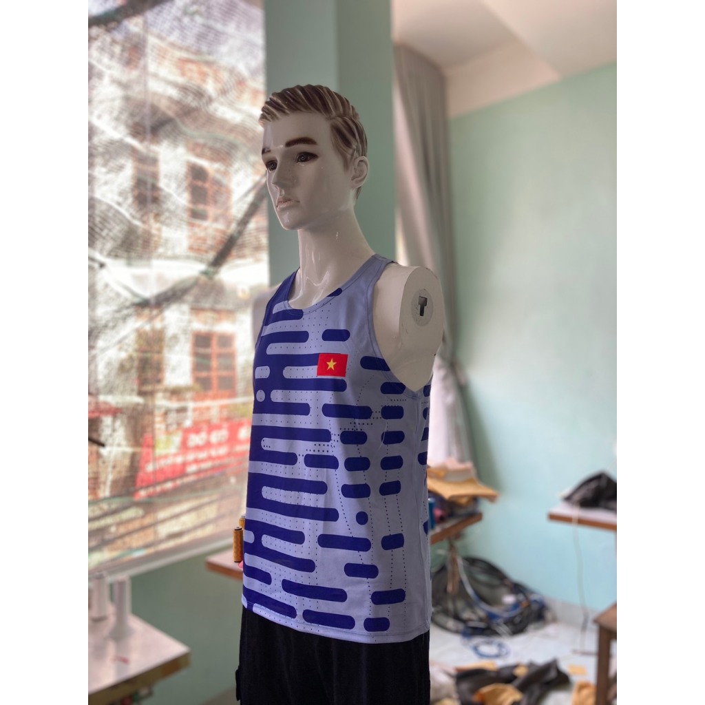 Áo singlet chạy bộ nam áo ba lỗ thể thao nam , thoáng mát thấm hút thoát mồ hôi nhanh