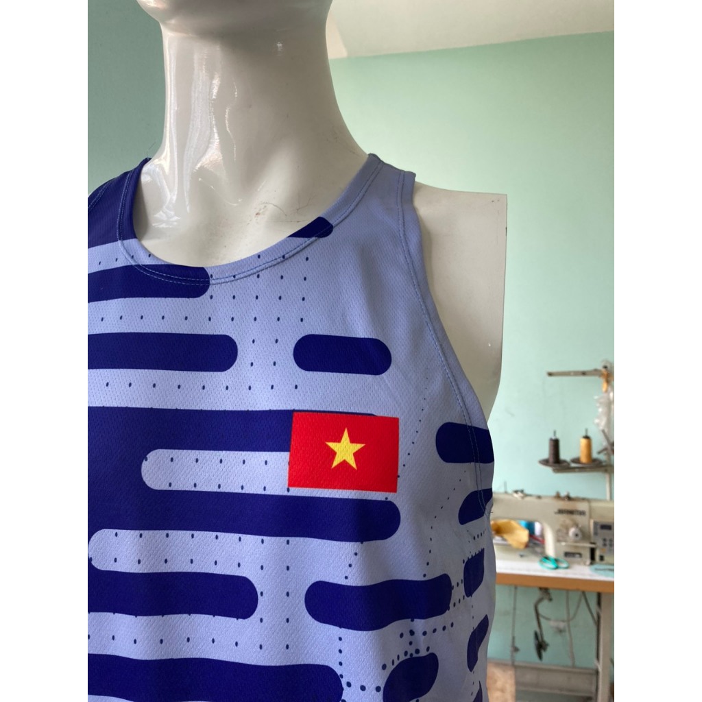 Áo singlet chạy bộ nam áo ba lỗ thể thao nam , thoáng mát thấm hút thoát mồ hôi nhanh