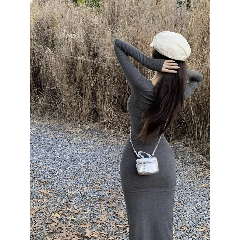 Váy Body đuôi cá  LOKOSA Đầm ôm body sexy thiết kế thun đi chơi dự tiệc Sang Trọng Trẻ Trung VD004