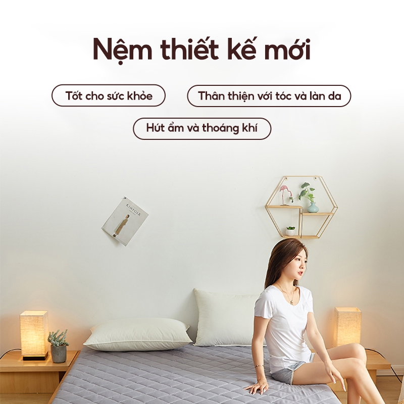 NITORI Nệm Ngủ Nệm văn phòng Mềm Mại Gấp Gọn Tiện Dụng Dành Cho Kí Túc Xá du lịch phượt cắm trại