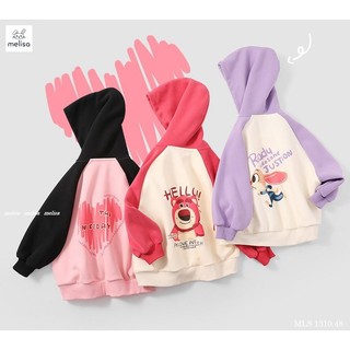 ÁO KHOÁC  NỈ  SIÊU XINH BÉ GÁI