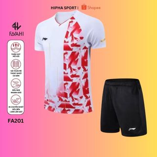 Quần áo cầu lông lining fa201 chuyên nghiệp sử dụng trong thi đấu cầu lông favahi sport