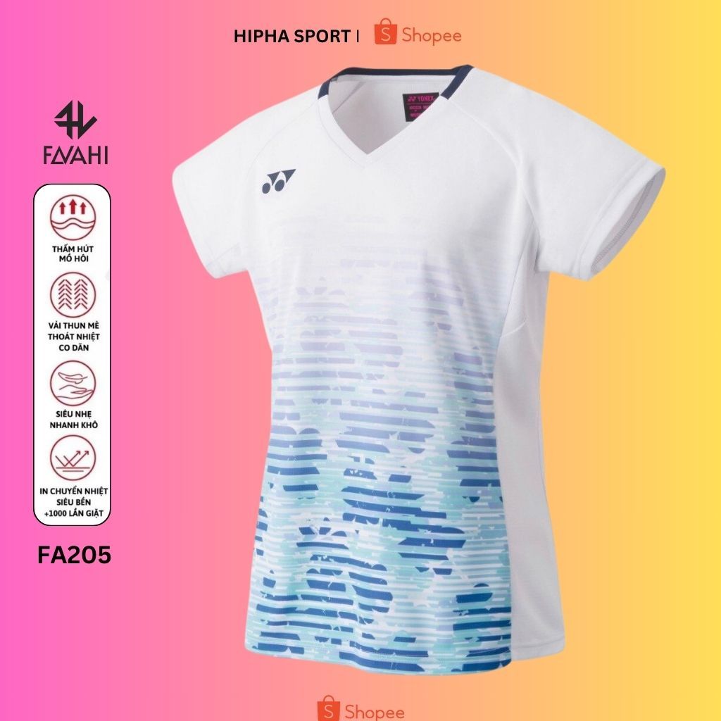 Áo Cầu Lông Yonex nữ Mã FA205 Dùng Trong Tập Luyện Và Thi Đấu Cầu Lông FAVAHI 22