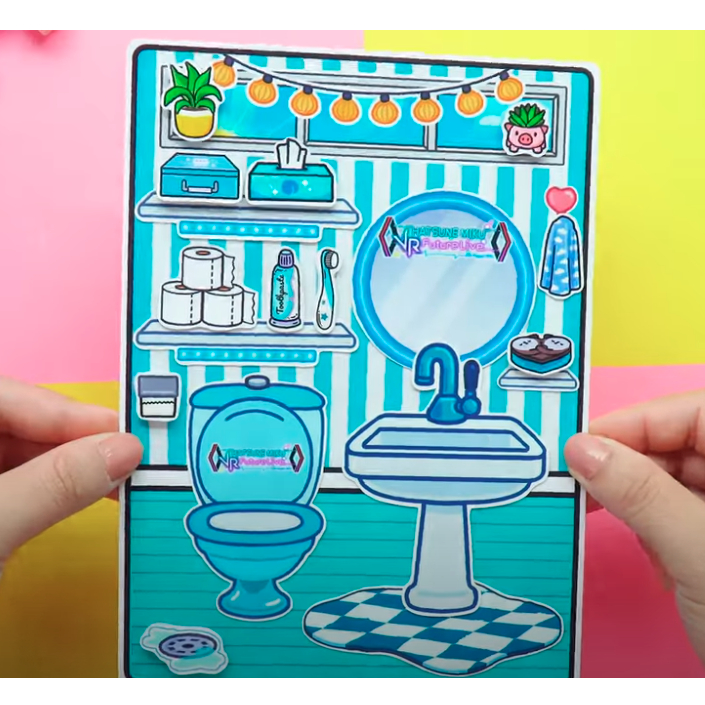 WEDNESDAY Hatsune Miku House Quiet Book-Happyfunny