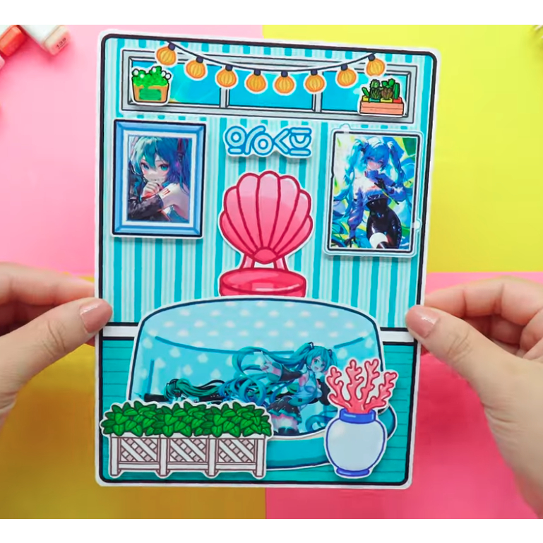 WEDNESDAY Hatsune Miku House Quiet Book-Happyfunny