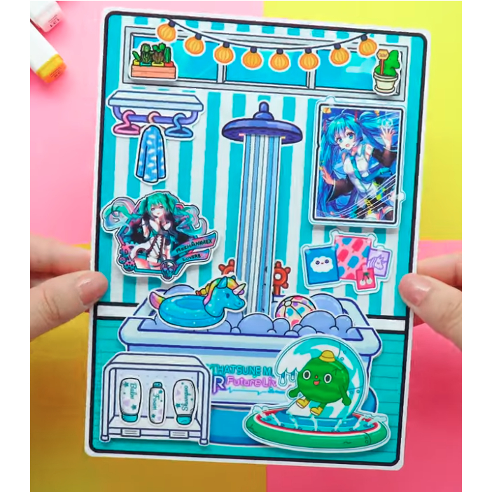 WEDNESDAY Hatsune Miku House Quiet Book-Happyfunny