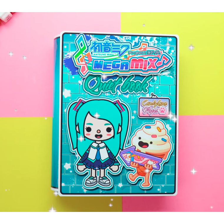 WEDNESDAY Hatsune Miku House Quiet Book-Happyfunny