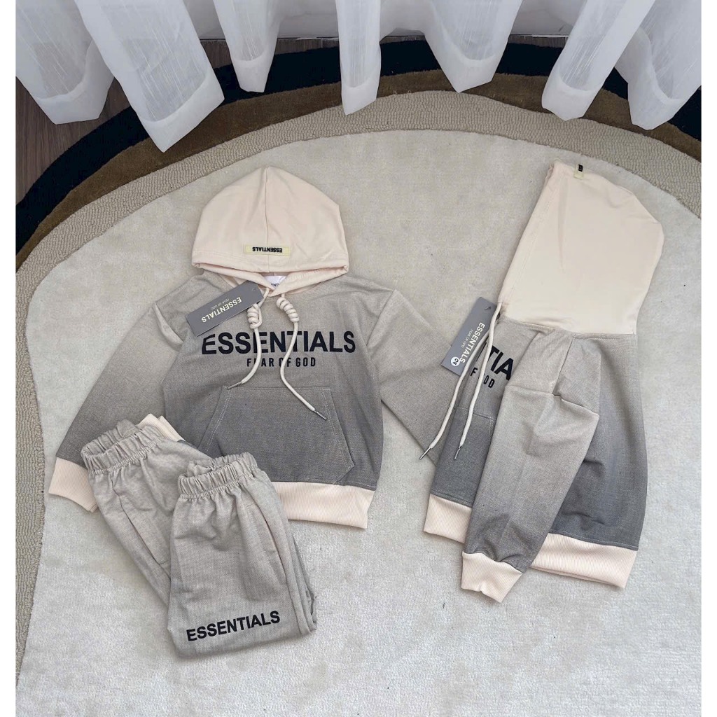 BỘ NỈ MŨ DA CÁ LOANG ESSENTIAL