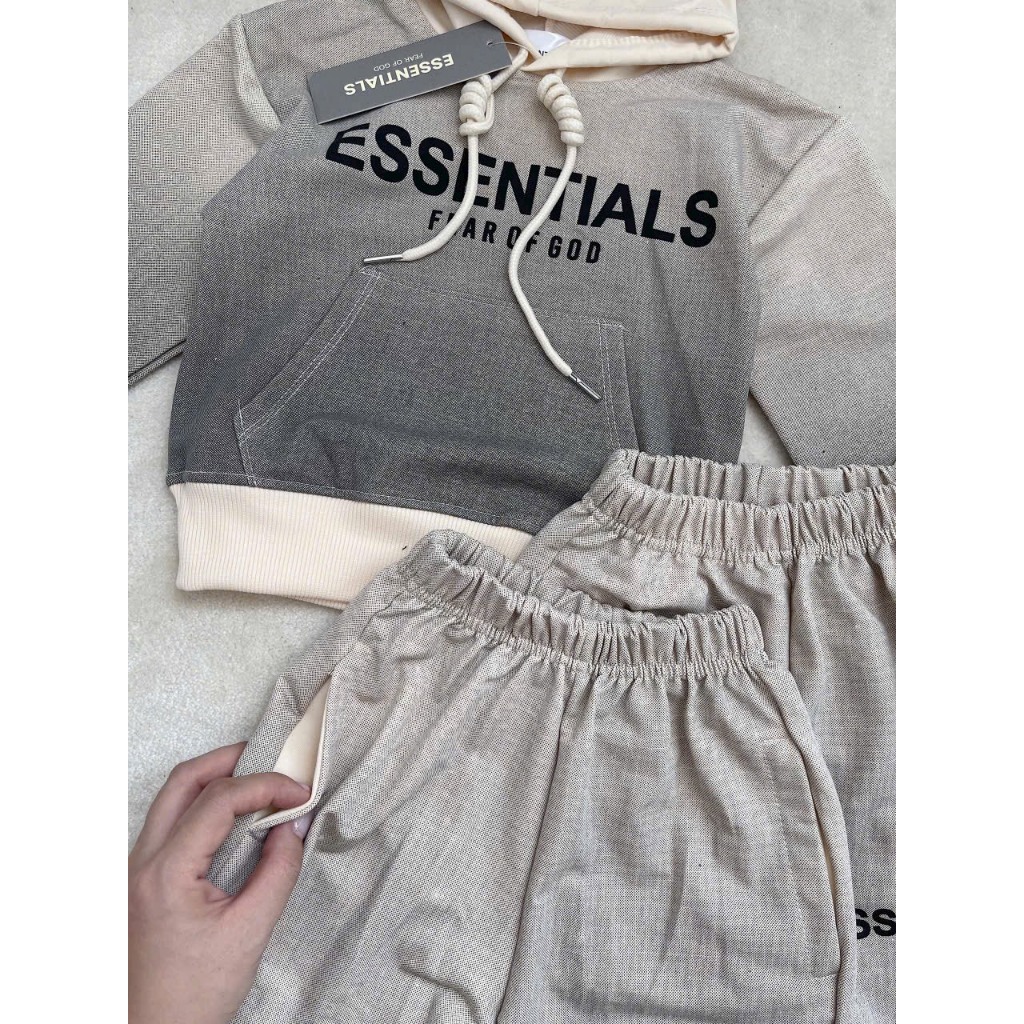 BỘ NỈ MŨ DA CÁ LOANG ESSENTIAL