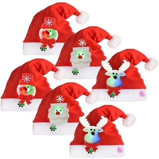 Mũ giáng sinh _ nón noel có đèn led phong cách mới 2024 cho bé