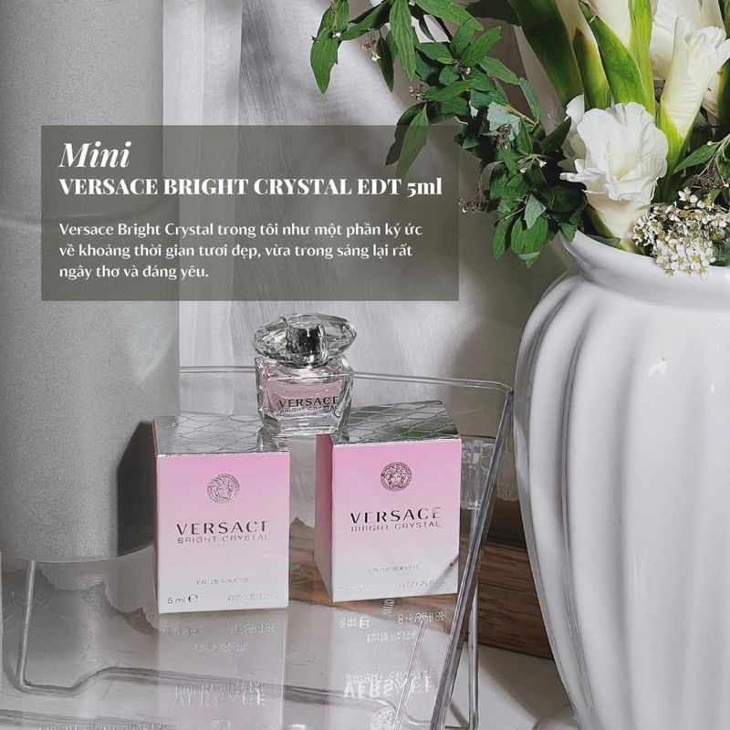 Nước Hoa Mini nữ Versace Bright Crystal 5ml
