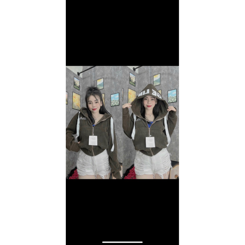 Áo Khoác Len Gân Tăm Gelin freesize