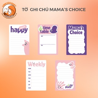 [QUÀ TẶNG] Giấy note ghi chú dễ thương tiện lợi dành cho mẹ