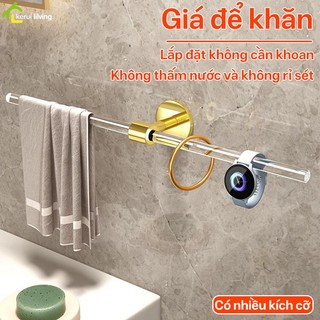 Giá dán tường dạng thanh tròn AISHA, thanh treo khăn , thanh treo khăn mặt , thanh treo khăn tay