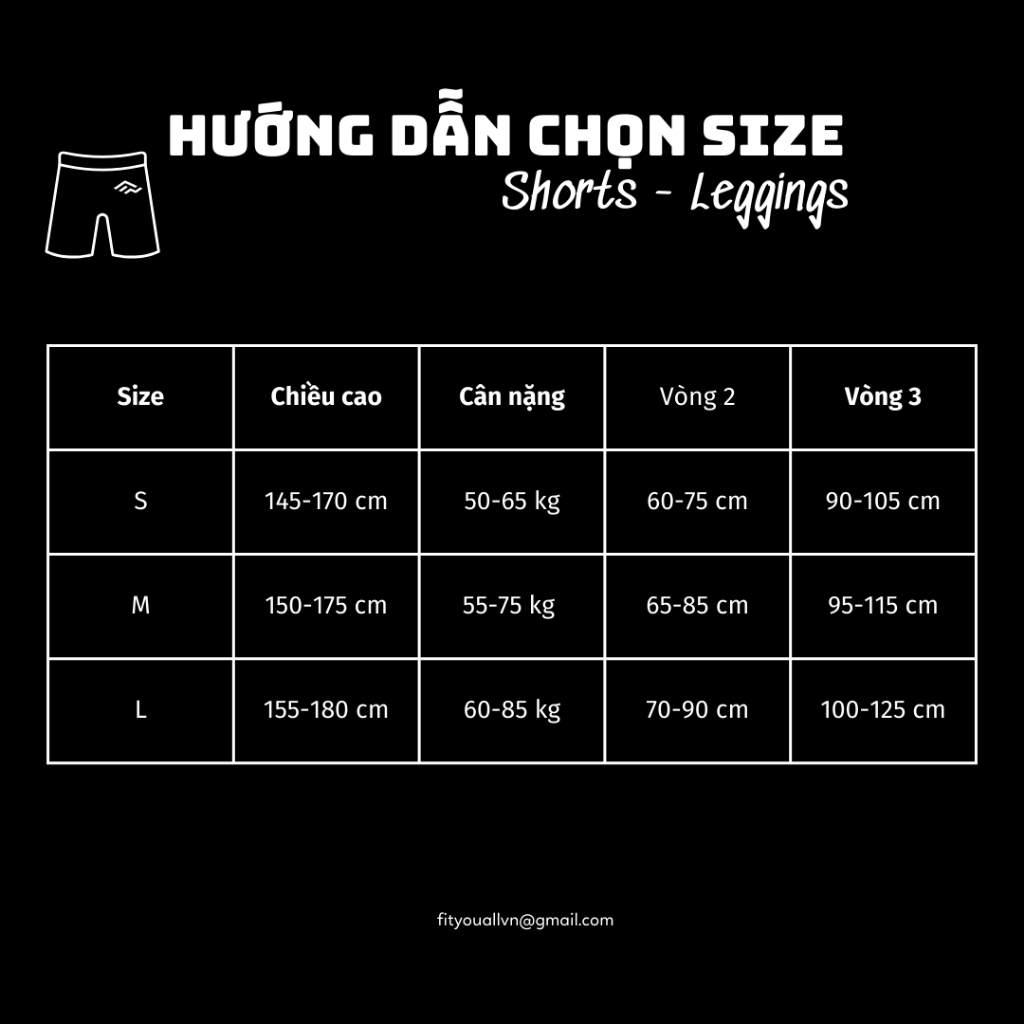 Quần tập gym yoga nữ ngắn chun mông thể thao FitYouAll The Nature Collection