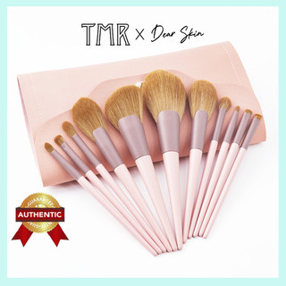 Bộ 11 Cọ Trang Điểm Đa Năng TMR  Có Túi Da Đựng Rosewood Brush 11 Set