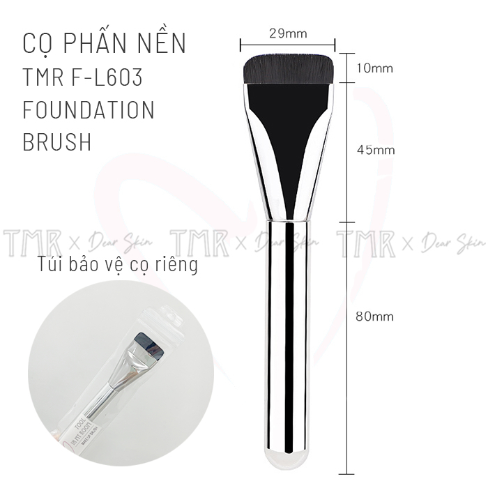 Cọ Trang Điểm Đánh Phấn Nền TMR F-L603 Giúp Bạn Sở Hữu Lớp Nền Căng Mướt Và Mịn