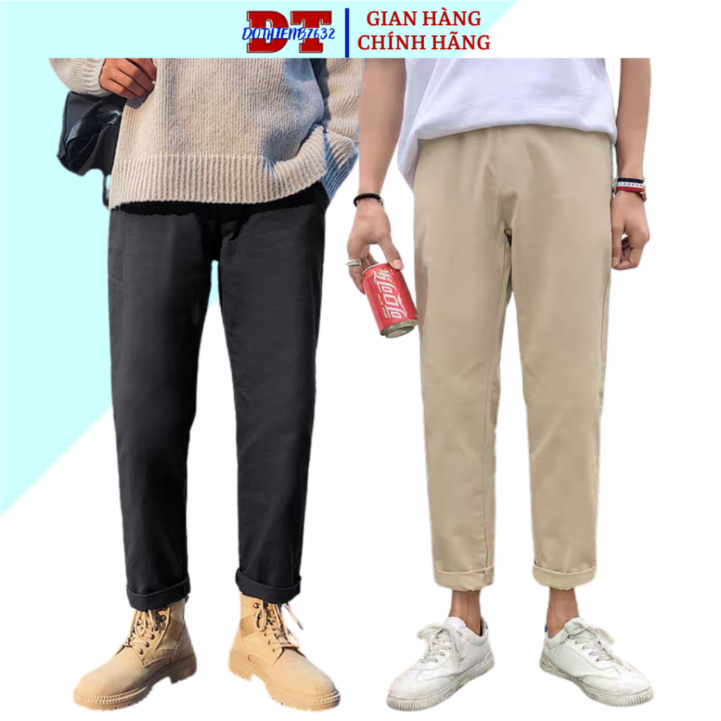 Quần âu nam Hàn Quốc ống côn dáng baggy suông, quần tây nam công sở cao cấp vải co giãn mềm mịn S0
