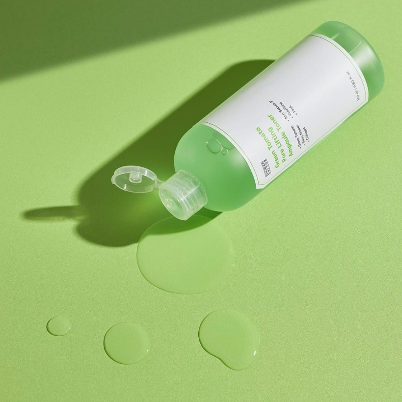 Toner Cà Chua Xanh SUNGBOON GREEN TOMATO PORE LIFTING AMPOULE TONER 350ML