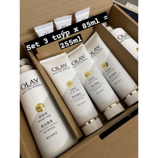 Kem dưỡng thể body Olay trắng da láng mịn 85ml 
