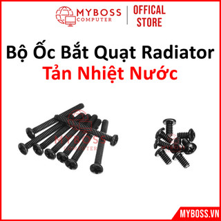 Bộ ốc bắt quạt vào radiator tản nhiệt nước & lắp fan led rgb vào case