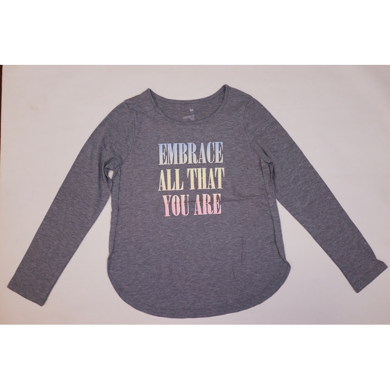 Áo thun cotton dài tay bé gái - SO FAVORITE TEE