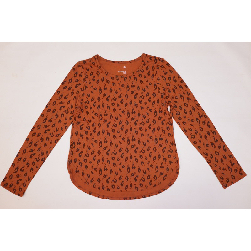 Áo thun cotton dài tay bé gái - SO FAVORITE TEE