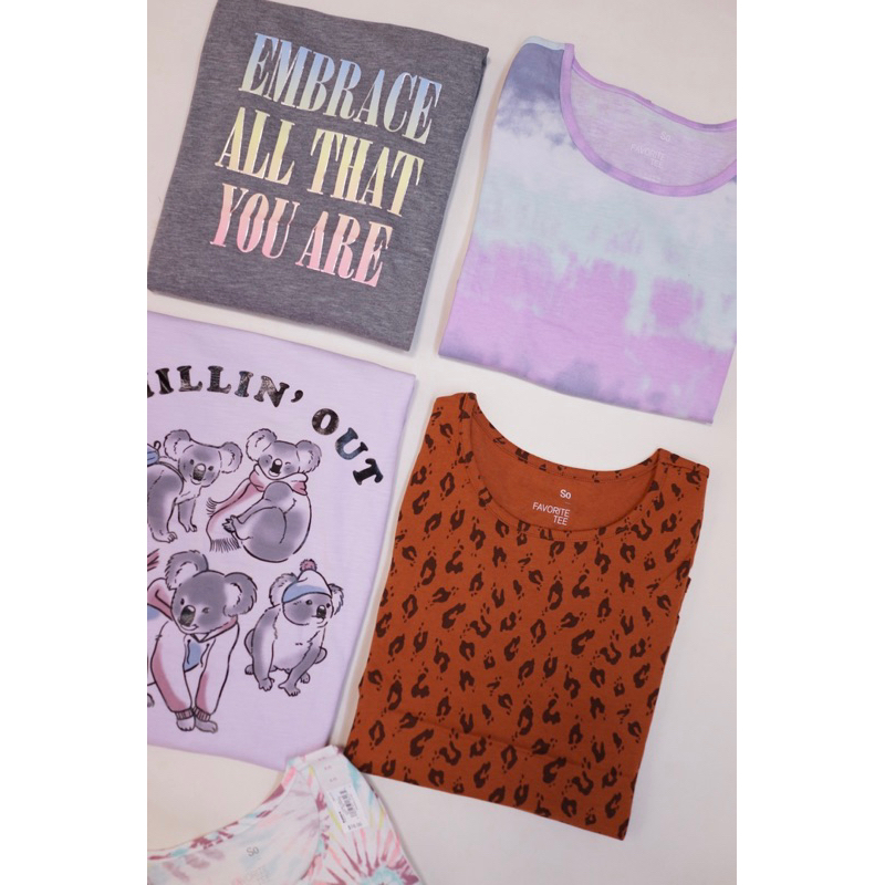 Áo thun cotton dài tay bé gái - SO FAVORITE TEE