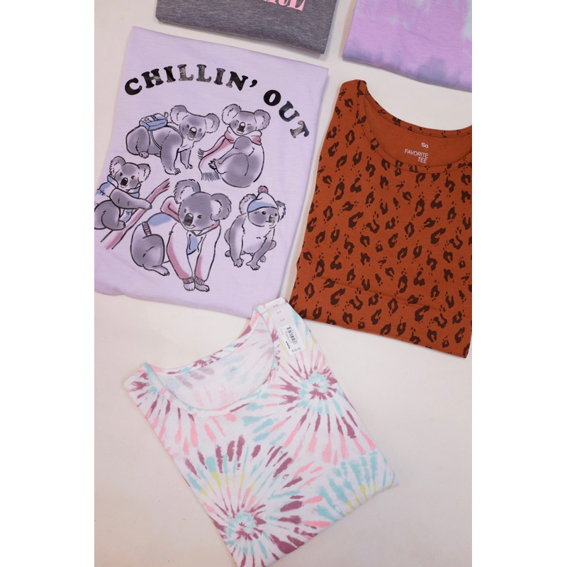 Áo thun cotton dài tay bé gái - SO FAVORITE TEE