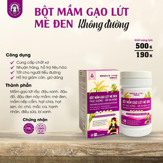 [Thực Phẩm Sạch] Bột Ngũ Cốc Gạo Lứt Mè Đen Rẫy Bhnong Thơm, Ngon, Hỗ Trợ Giảm Cân, Lợi Sữa, Điều Hòa Huyết Áp