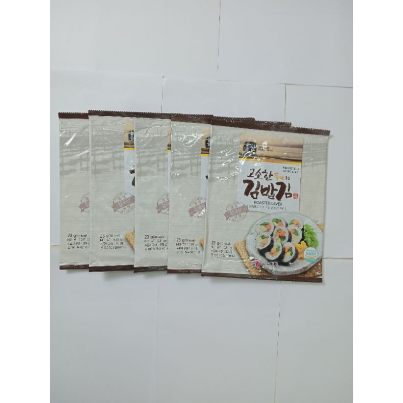 Combo 3 gói rong biển cuộn cơm hàn quốc gói 10 lá dai ngon