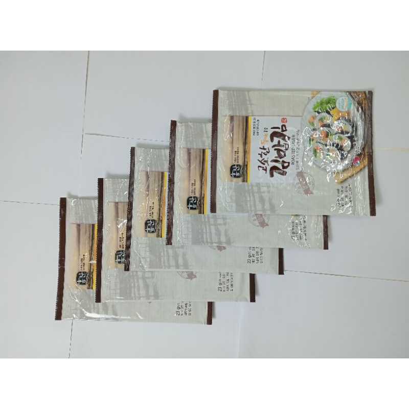 Combo 3 gói rong biển cuộn cơm hàn quốc gói 10 lá dai ngon
