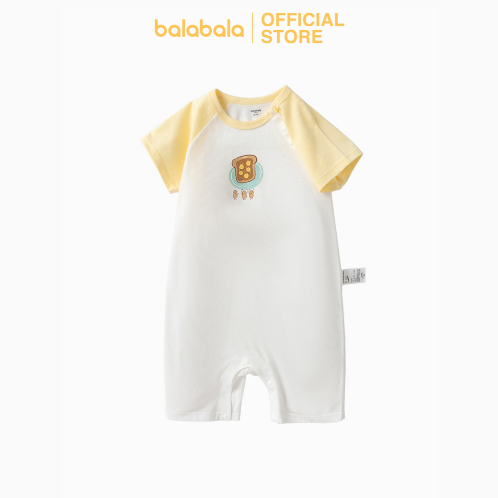 Áo liền quần chất cotton mềm mại với da bé BALABALA - BABY dành cho trẻ em 200223133211