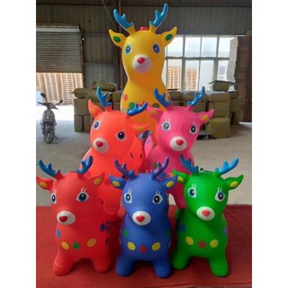 Thú nhún bơm hơi cao cấp cho bé