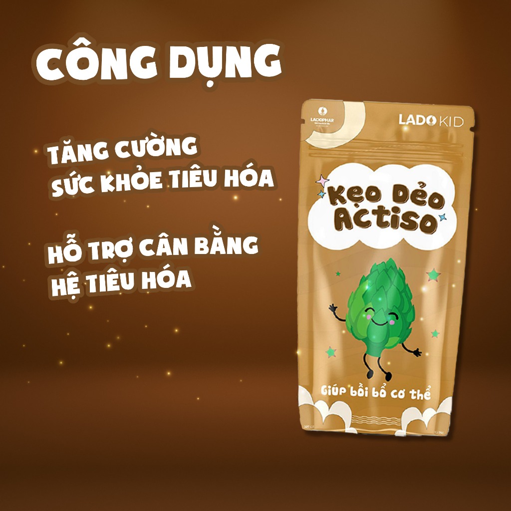 LADO KID KẸO DẺO ACTISÔ TÚI ZIP 40G