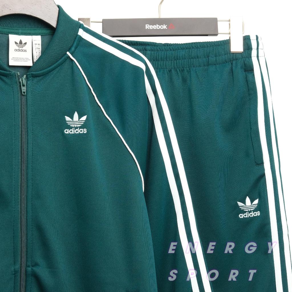 Bộ Quần Áo Thể Thao Unisex Nam Nữ Adidas Adicolor Classic Primeblue SST Track - Màu Xanh