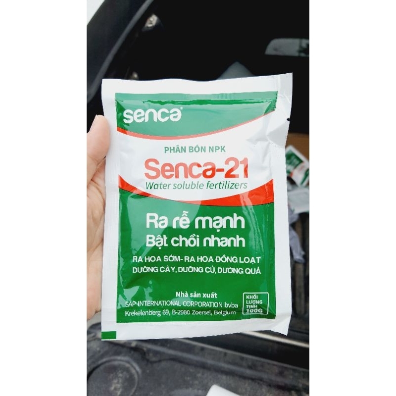 Phân bón Senca 21 ( Ra hoa sớm, ra rễ mạnh, gói 100gam)