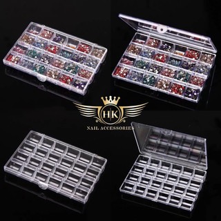 Khay meka 24 ô đựng charm đá hk nail accessories