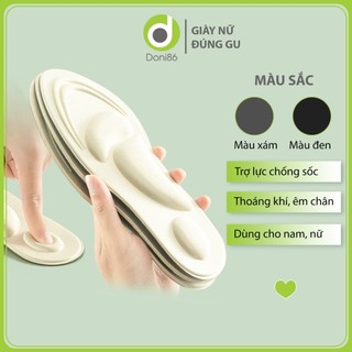 Lót giày cao gót vải êm chân thấm hút mồ hôi, thiết kế 4D - DNPK36