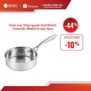 Chảo Inox nguyên khối elmich Trimax EL-3846OL16 size 16cm