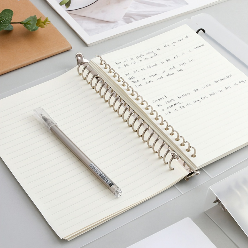 Sổ còng bìa sổ còng A4 A5 B5 binder còng sắt 20 26 30 còng làm sổ tay, sổ ghi chép, take notes -BeloveShop