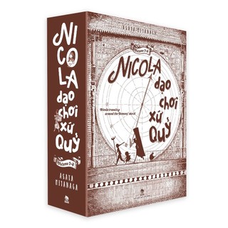 Truyện tranh - boxset nicola dạo chơi xứ quỷ - tặng kèm 2 thẻ nhân vật