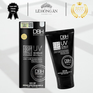   MẪU MỚI - BẢN MỸ  Kem chống nắng DBH 60ml SPF 50+ bản mỹ USA ngăn ngừa lão hóa nâng tông nhẹ 