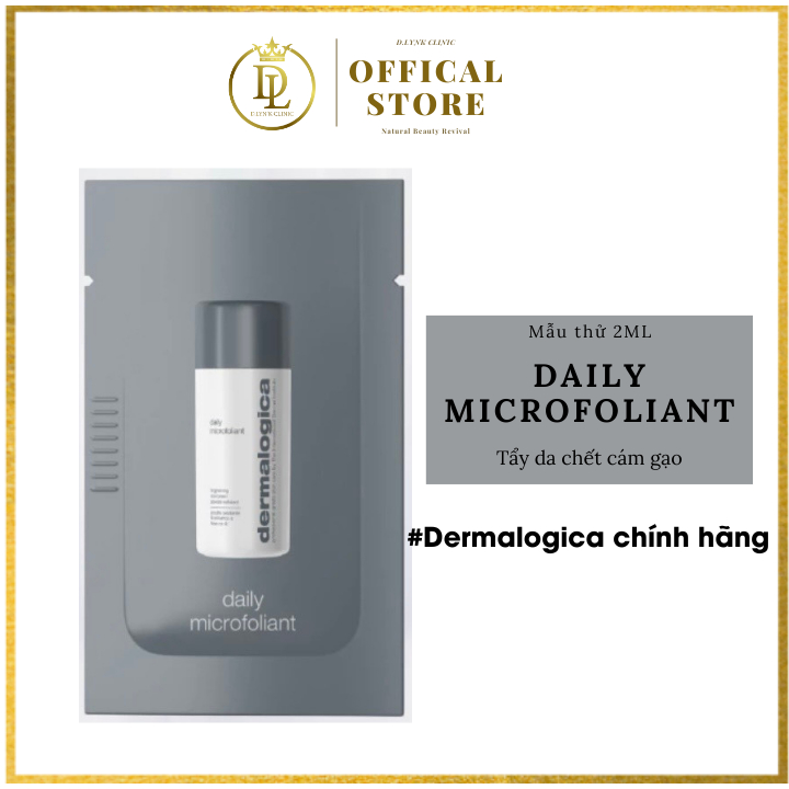 Tẩy trang tẩy tế bào chết vật lý Dermalogica Daily Microfoliant 2ml