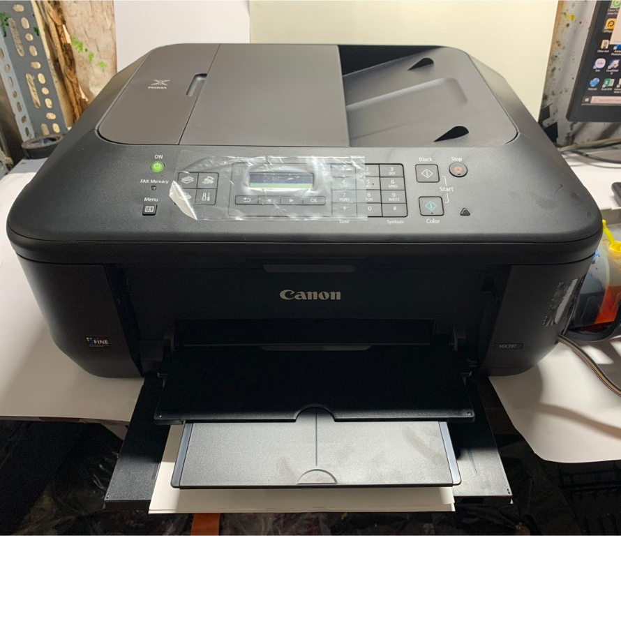 Máy in màu đa năng Canon MX397 Scan,Copy,Fax - có lắp bộ tiếp mực ngoài