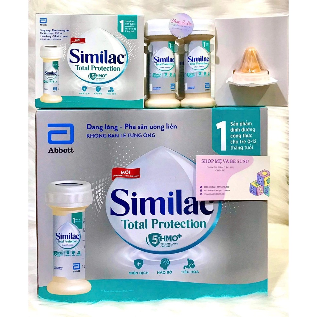 Sữa Similac nước Protection tặng kèm núm dành cho bé từ 0-12m