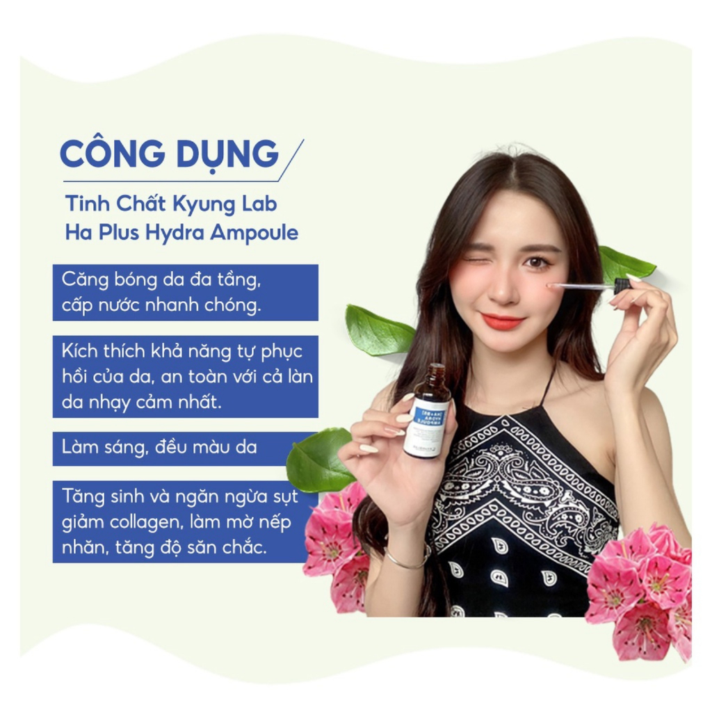 Serum Căng Bóng Da Serum HA + B5 Hydra, Chống Lão Hóa KyungLab - Dung Tích 50ml