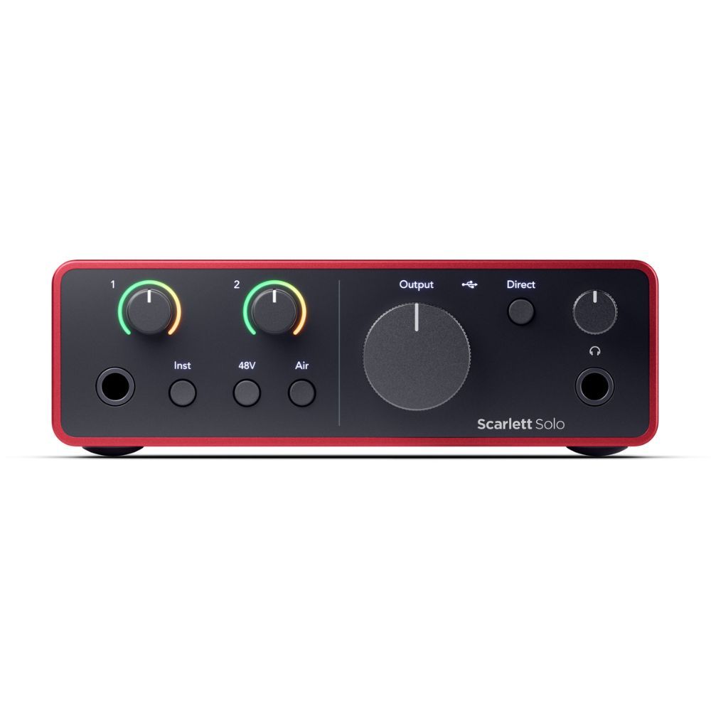 SOUNDCARD THU ÂM FOCUSRITE SCARLETT SOLO  - Chính hãng phân phối